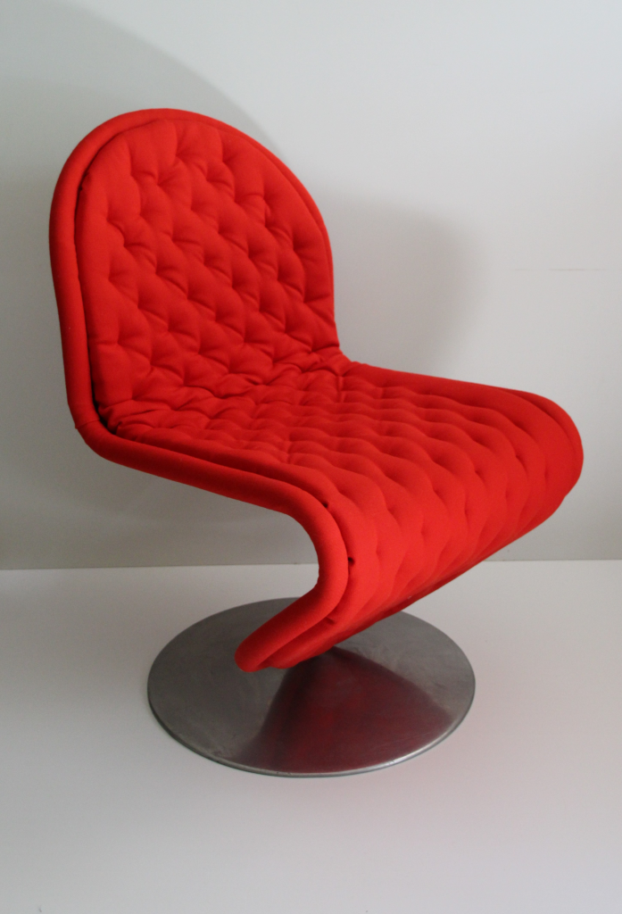 verner panton 1-2-3 chair original fritz hansen reupholstered